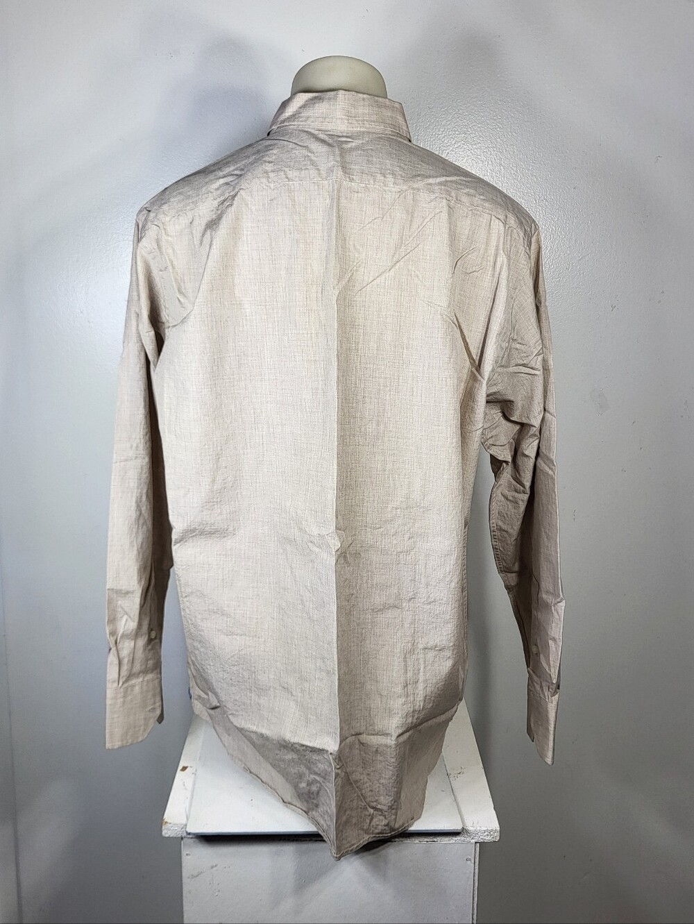 Daniel Cremieux Men's Tan Long Sleeve Button Down Shirt Sz lg - Picture 5 of 8